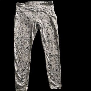 - Athleta  print leggings . Gently worn , soft